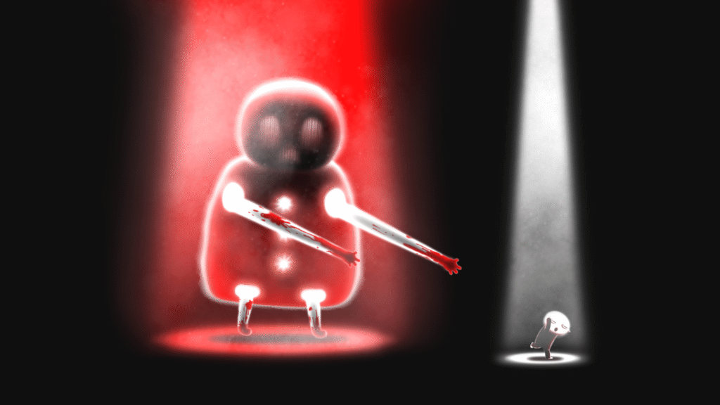 Happy Game creepy puzzle gameplay